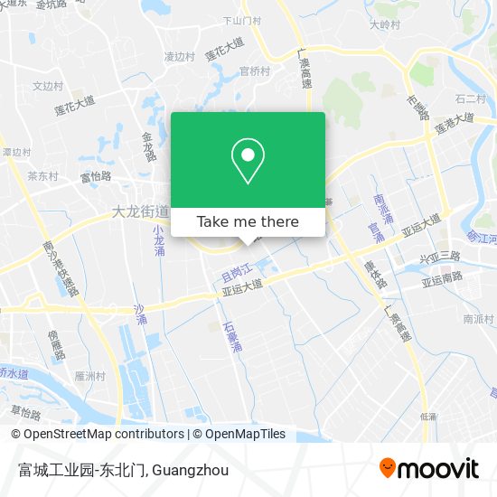 富城工业园-东北门 map