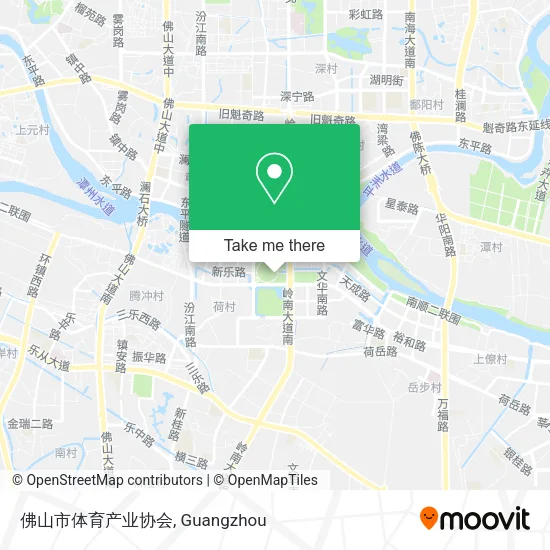 佛山市体育产业协会 map