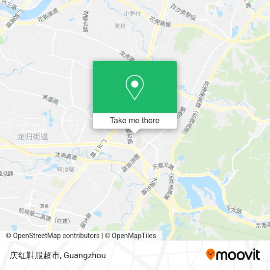 庆红鞋服超市 map