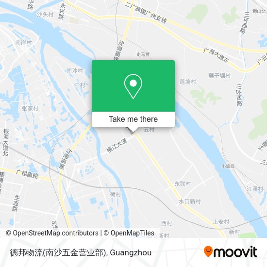 德邦物流(南沙五金营业部) map