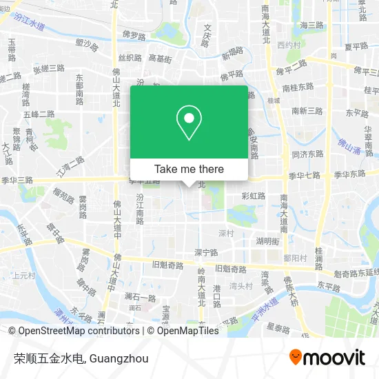 荣顺五金水电 map