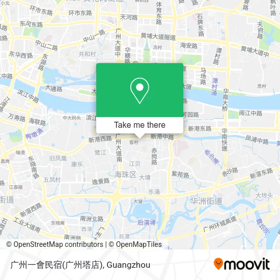 广州一會民宿(广州塔店) map