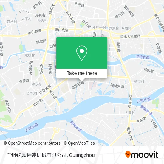 广州钇鑫包装机械有限公司 map