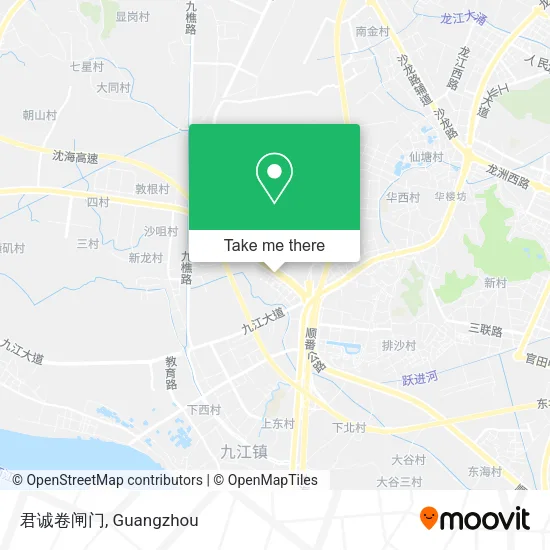 君诚卷闸门 map