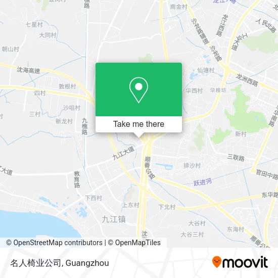 名人椅业公司 map
