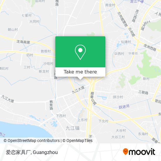 爱恋家具厂 map