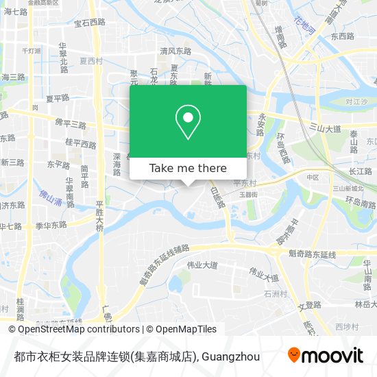 都市衣柜女装品牌连锁(集嘉商城店) map