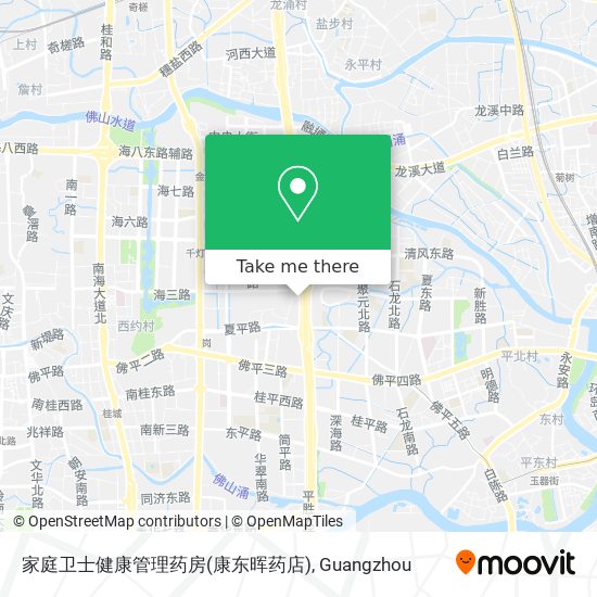 家庭卫士健康管理药房(康东晖药店) map