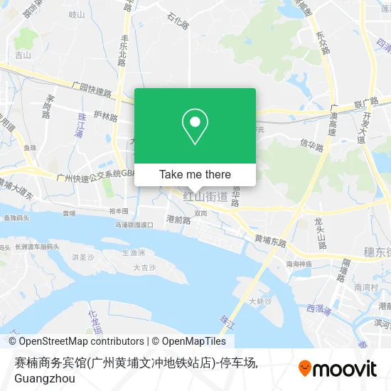 赛楠商务宾馆(广州黄埔文冲地铁站店)-停车场 map
