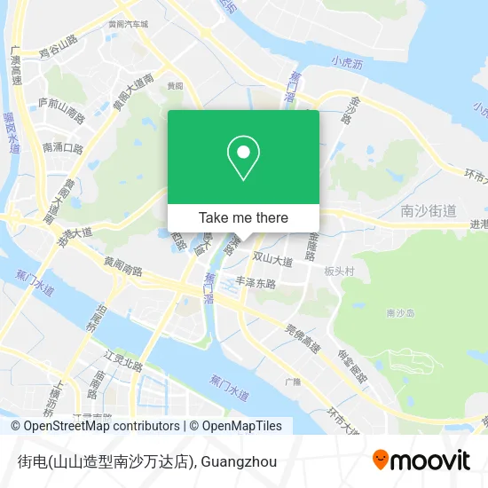街电(山山造型南沙万达店) map