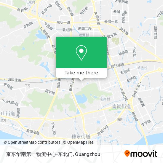 京东华南第一物流中心-东北门 map