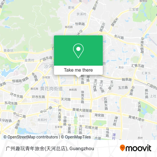 广州趣玩青年旅舍(天河总店) map