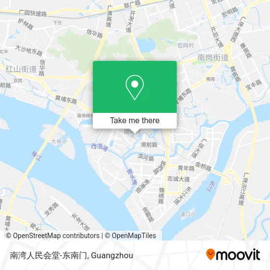 南湾人民会堂-东南门 map