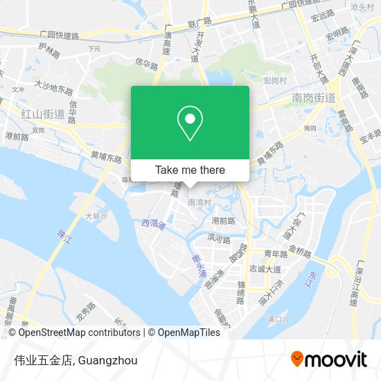 伟业五金店 map