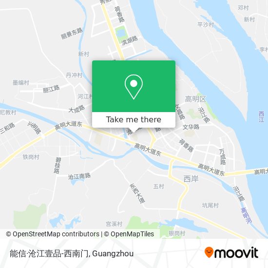 能信·沧江壹品-西南门 map