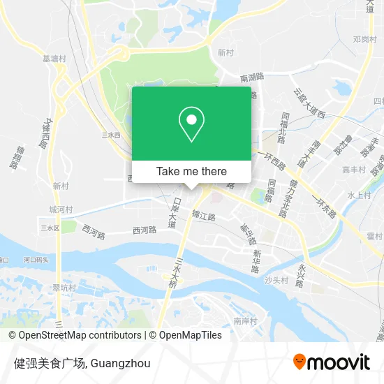 健强美食广场 map