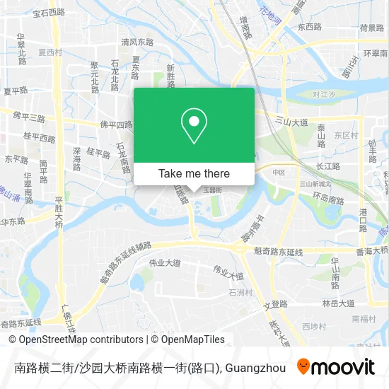 南路横二街/沙园大桥南路横一街(路口) map