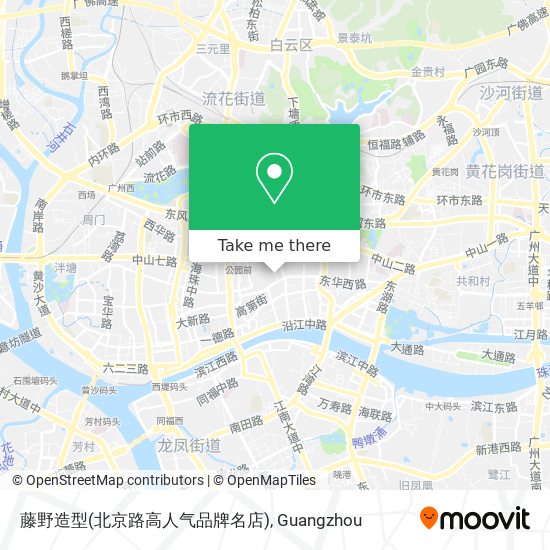 藤野造型(北京路高人气品牌名店) map