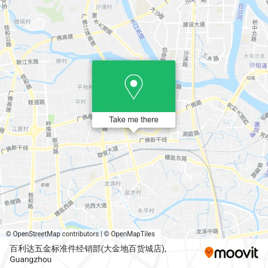 百利达五金标准件经销部(大金地百货城店) map