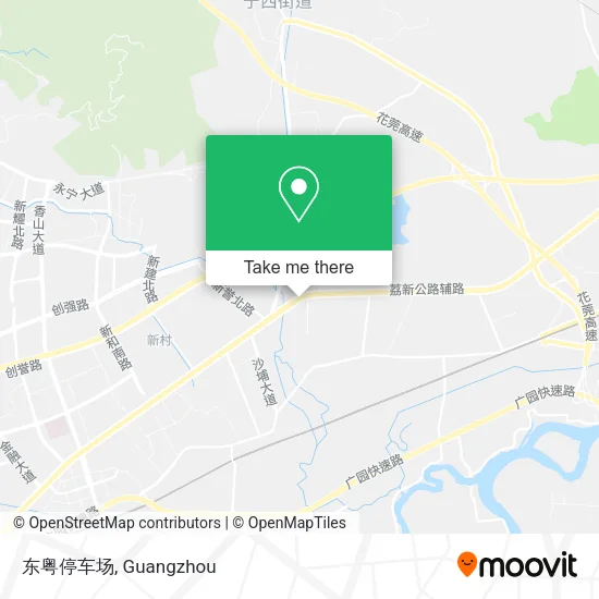 东粤停车场 map