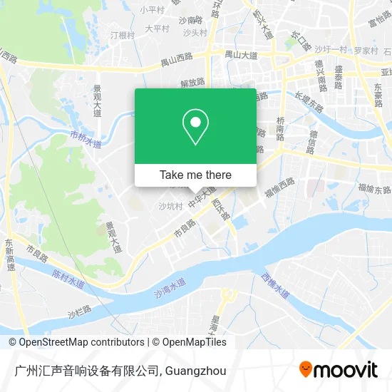 广州汇声音响设备有限公司 map