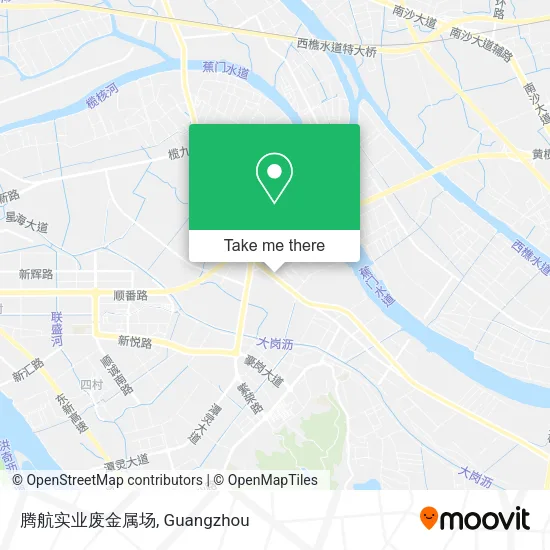 腾航实业废金属场 map