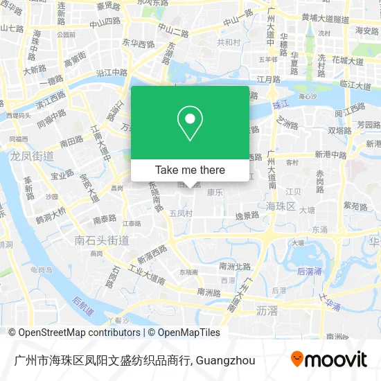 广州市海珠区凤阳文盛纺织品商行 map