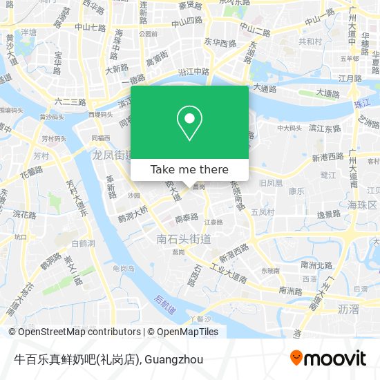 牛百乐真鲜奶吧(礼岗店) map