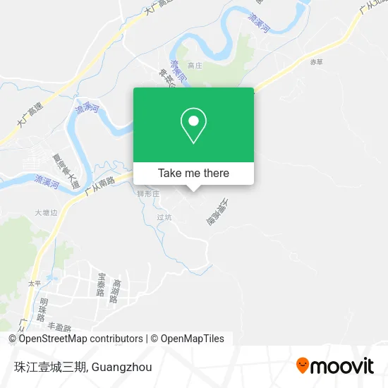 珠江壹城三期 map