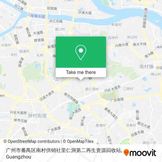 广州市番禺区南村供销社里仁洞第二再生资源回收站 map