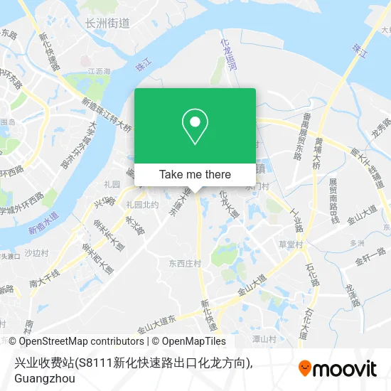 兴业收费站(S8111新化快速路出口化龙方向) map