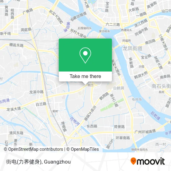 街电(力界健身) map