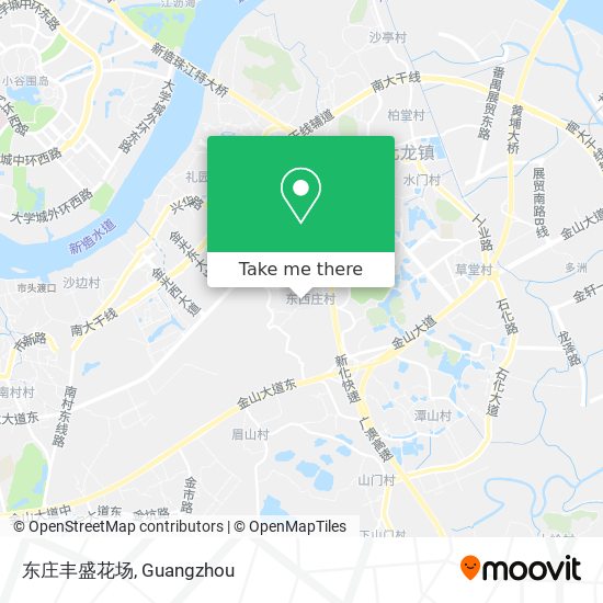 东庄丰盛花场 map