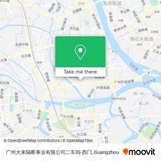 广州大来隔断事业有限公司二车间-西门 map