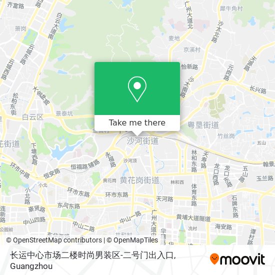 长运中心市场二楼时尚男装区-二号门出入口 map