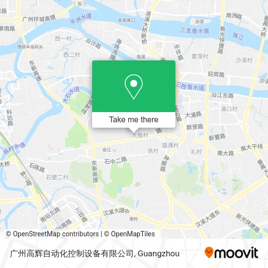 广州高辉自动化控制设备有限公司 map
