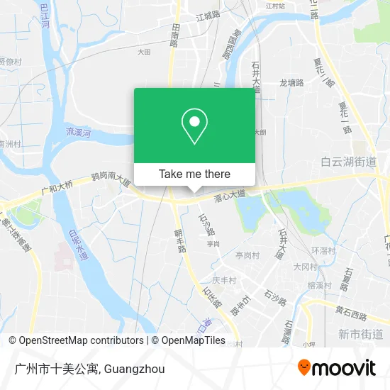 广州市十美公寓 map