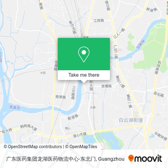 广东医药集团龙湖医药物流中心-东北门 map
