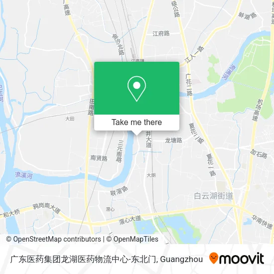 广东医药集团龙湖医药物流中心-东北门 map