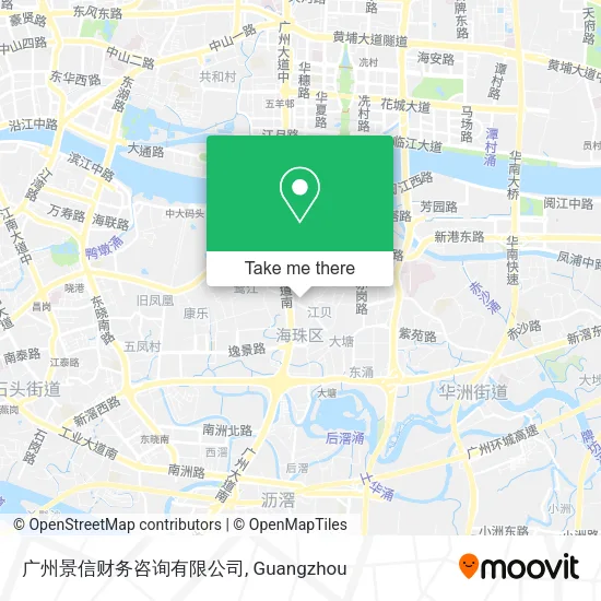 广州景信财务咨询有限公司 map