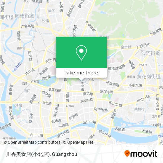 川香美食店(小北店) map