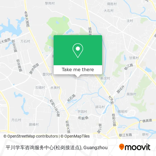平川学车咨询服务中心(松岗接送点) map
