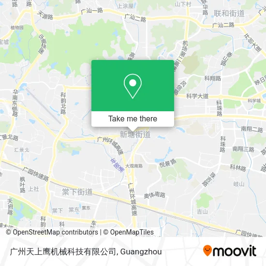 广州天上鹰机械科技有限公司 map