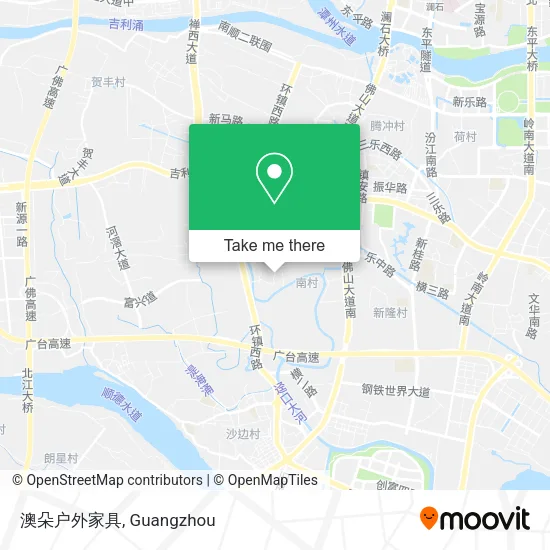 澳朵户外家具 map