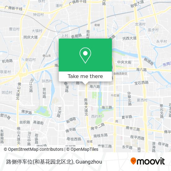 路侧停车位(和基花园北区北) map