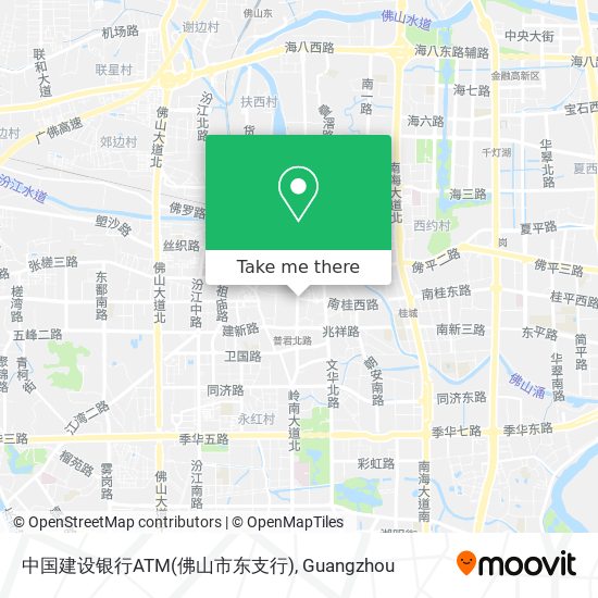 中国建设银行ATM(佛山市东支行) map