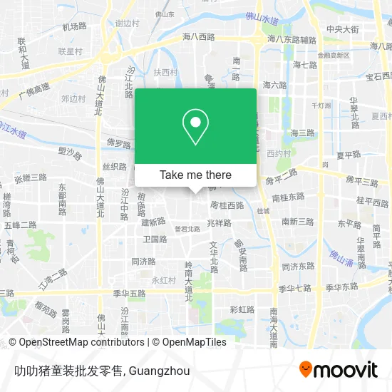 叻叻猪童装批发零售 map