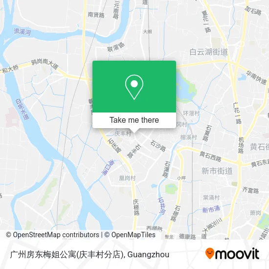 广州房东梅姐公寓(庆丰村分店) map