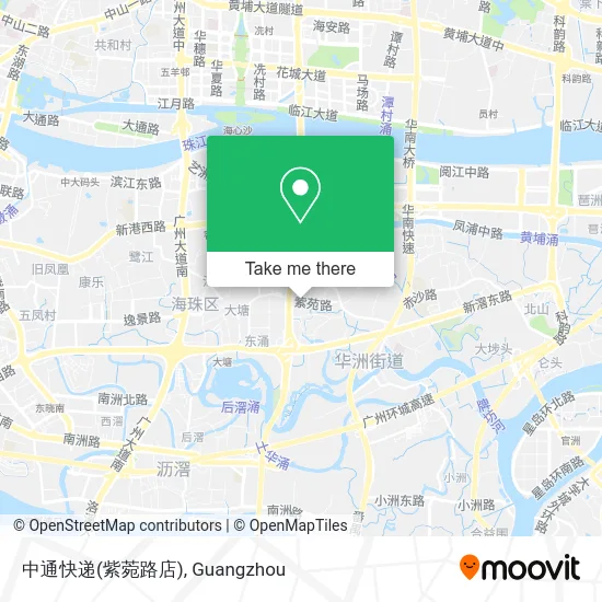 中通快递(紫菀路店) map