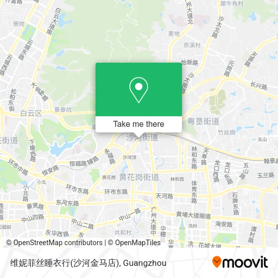 维妮菲丝睡衣行(沙河金马店) map